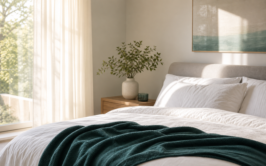 Foto: Schlafzimmer-Atmosphäre
